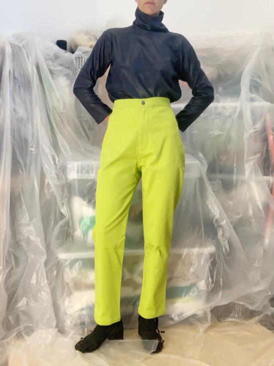  Stretch 스트레이트 팬츠 스트레치 로타 팬츠 라임