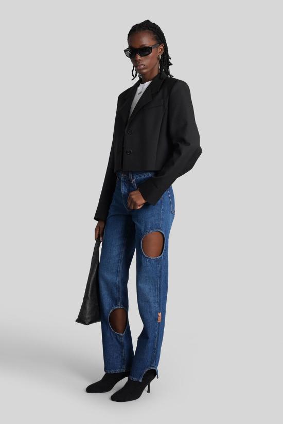  오프화이트 데님 팬츠 진 미디엄 블루 - OFF WHITE