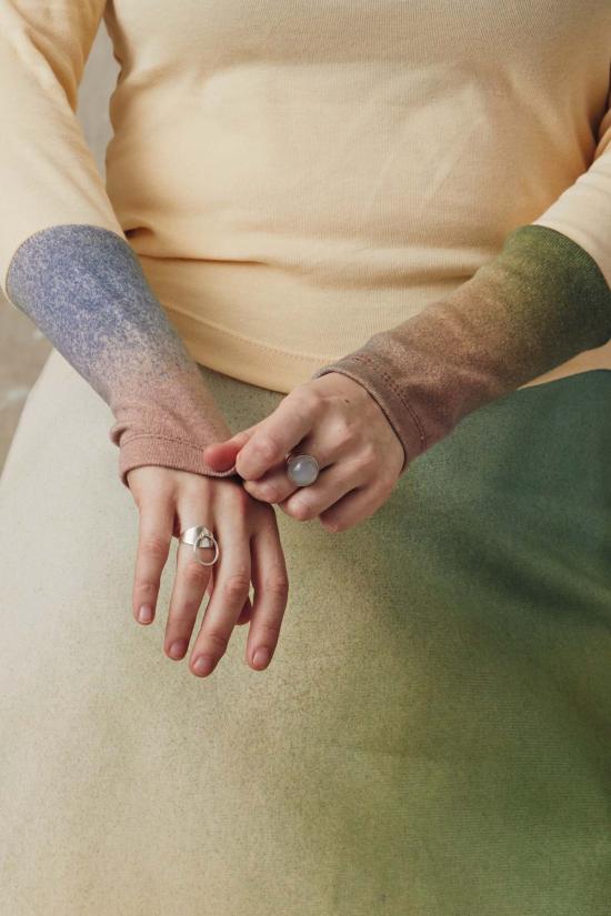  MAISON MARKOSIAN 긴팔 티셔츠 메종 마르코시안 세레스 그라디언트 긴팔 셔츠 - OTHER BRANDS