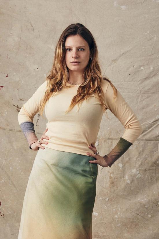  메종 마르코시안 긴팔 티셔츠 세레스 그라디언트 긴팔 셔츠