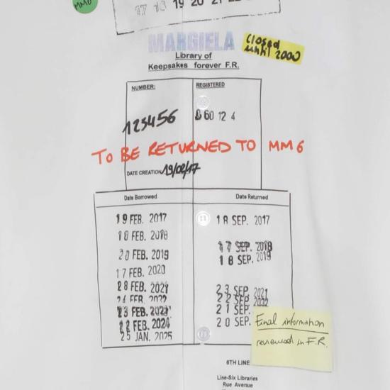  MM6 메종마르지엘라 탑 Mm6 메종 마르지엘라 코튼 셔츠 화이트 - MM6 MAISON MARGIELA