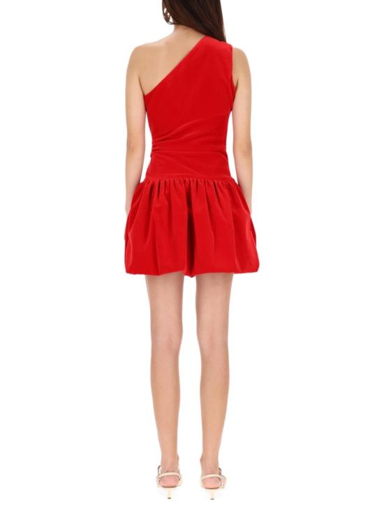  파투 숏 원피스 원숄더 미니 드레스 블루머 효과 드레스 레드 - PATOU