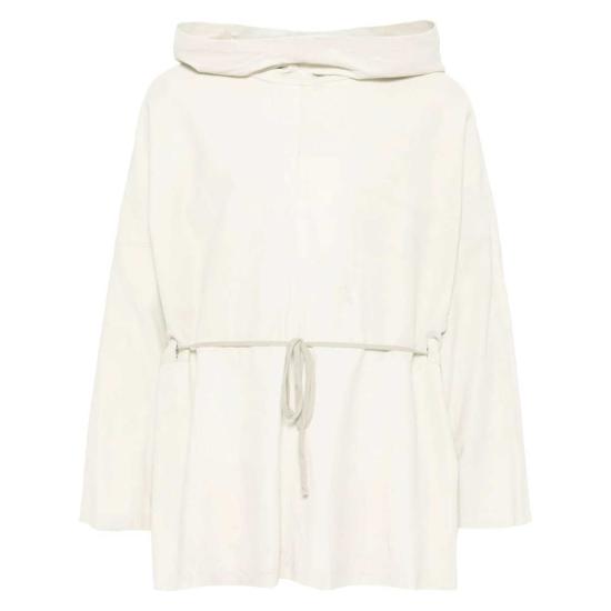  릭 오웬스 가죽 자켓 가죽 아우터 뉴트럴 컬러