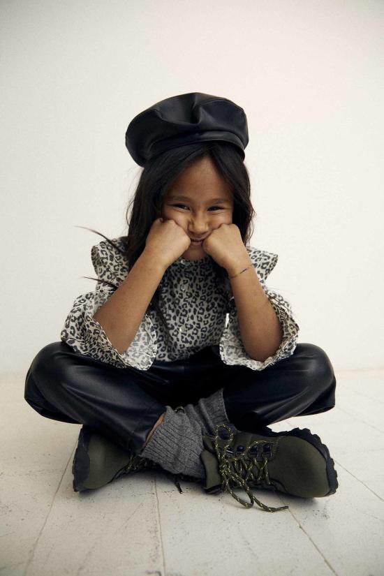  [키즈] 더뉴소사이어티 트레이닝/조거 팬츠 키즈 뉴 소사이어티 재활용 가죽 - THE NEW SOCIETY