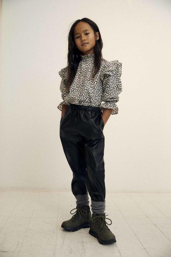  [키즈] 더뉴소사이어티 트레이닝/조거 팬츠 키즈 뉴 소사이어티 재활용 가죽 - THE NEW SOCIETY