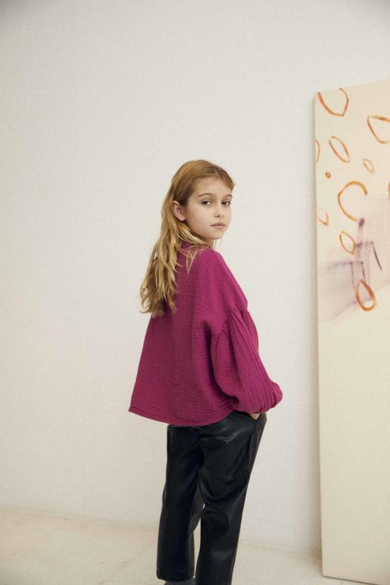  [키즈] 더뉴소사이어티 트레이닝/조거 팬츠 키즈 뉴 소사이어티 재활용 가죽 - THE NEW SOCIETY