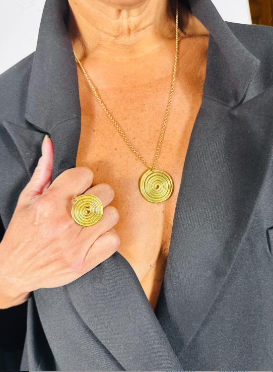  메그 목걸이/팬던트 스월 펜던트 목걸이 - MEG