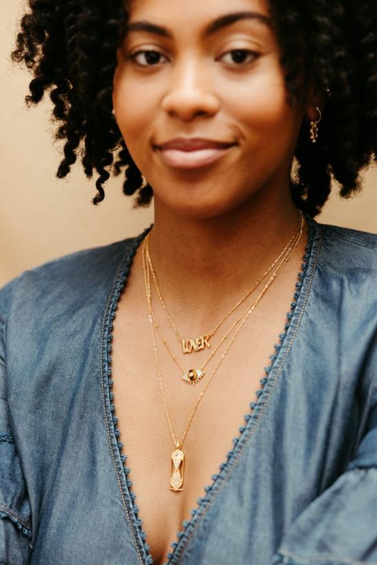  시에라 윈터 주얼리 목걸이/팬던트 러버스 아이 네크리스 타이거 아이 - SIERRA WINTER JEWELRY