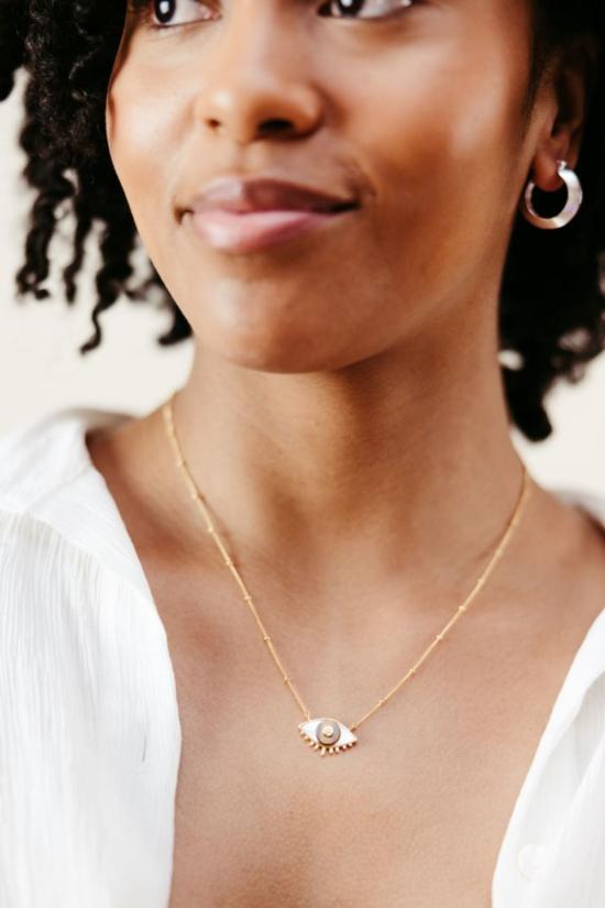  시에라 윈터 주얼리 목걸이/팬던트 러버스 아이 네크리스 타이거 아이 - SIERRA WINTER JEWELRY