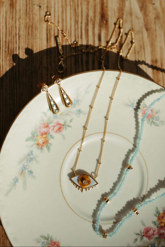  시에라 윈터 주얼리 목걸이/팬던트 러버스 아이 네크리스 타이거 아이 - SIERRA WINTER JEWELRY