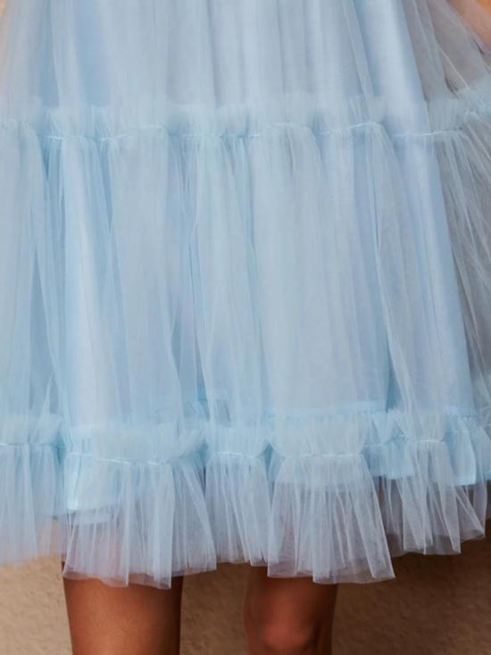  시스터 제인 숏 원피스 스웨이 튤 러플 미니 드레스 - SISTER JANE