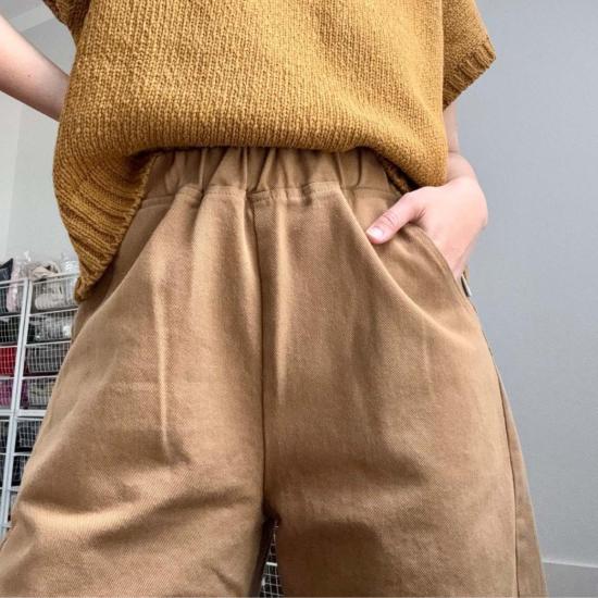  르 본 숍 크롭 팬츠 르 봉 숍 아크 팬츠 - Le Bon Shoppe