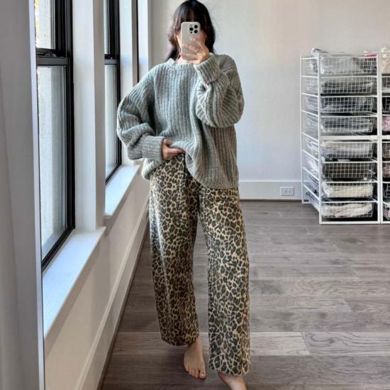  르 본 숍 크롭 팬츠 르 봉 숍 아크 팬츠 - Le Bon Shoppe