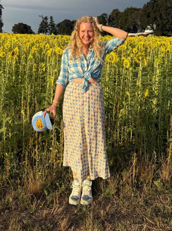  에이스 앤 지그 롱 스커트 에이스 & 지그 테스 스커트 - ACE & JIG