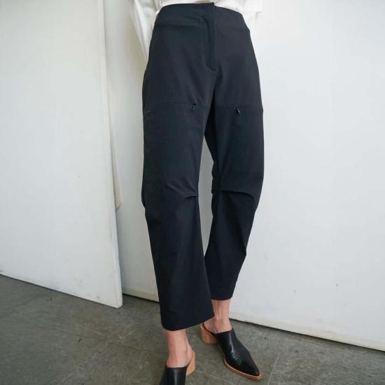  zero + maria cornejo 크롭 팬츠 제로 + 마리아 코르네호 바이커 팬츠 블랙 - OTHER BRANDS