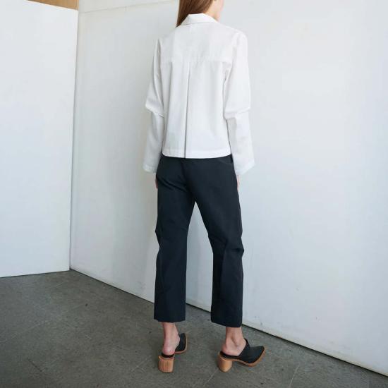  zero + maria cornejo 크롭 팬츠 제로 + 마리아 코르네호 바이커 팬츠 블랙 - OTHER BRANDS