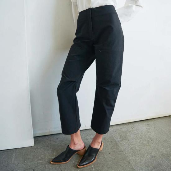  zero + maria cornejo 크롭 팬츠 제로 + 마리아 코르네호 바이커 팬츠 블랙 - OTHER BRANDS