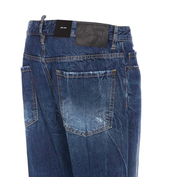  디스퀘어드2 데님 팬츠 Dsquared2 브로 진 블루 - DSQUARED2