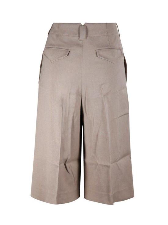  아미 숏팬츠 알렉상드르 마티우시 파이유 하이웨이스트 무릎 길이 반바지 라이트토프 - AMI