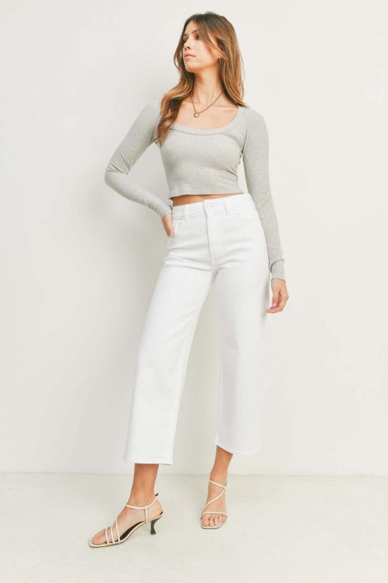  저스트 블랙 데님 데님 팬츠 , 컨템포러리 와이드 레그 - JUST BLACK DENIM