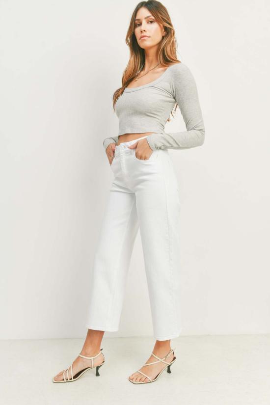  저스트 블랙 데님 데님 팬츠 , 컨템포러리 와이드 레그 - JUST BLACK DENIM