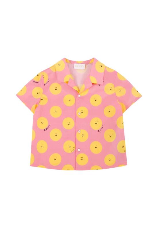  [키즈] 구찌 셔츠 스마일링 선 티셔츠 (핑크) 키즈