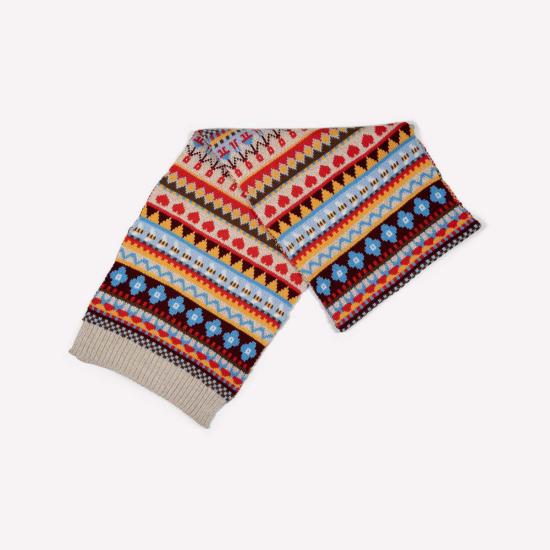  지지 니트웨어 머플러/스카프 비 가든 스카프 - GIGI KNITWEAR