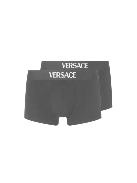  베르사체 팬티 바이팩 타이트핏 복서 팬티 블랙