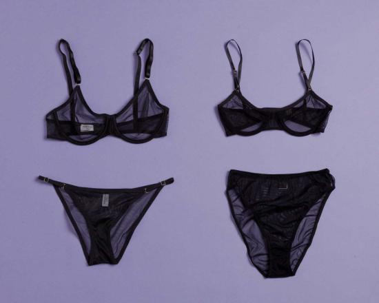  Only Hearts 브라 온리 하츠 위스퍼 언더와이어  블랙 - OTHER BRANDS