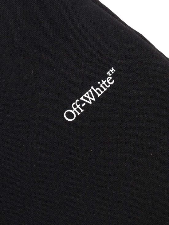  [키즈] 오프화이트 스커트 키즈  북키쉬 로고밴드 스웨트 블랙 - OFF WHITE