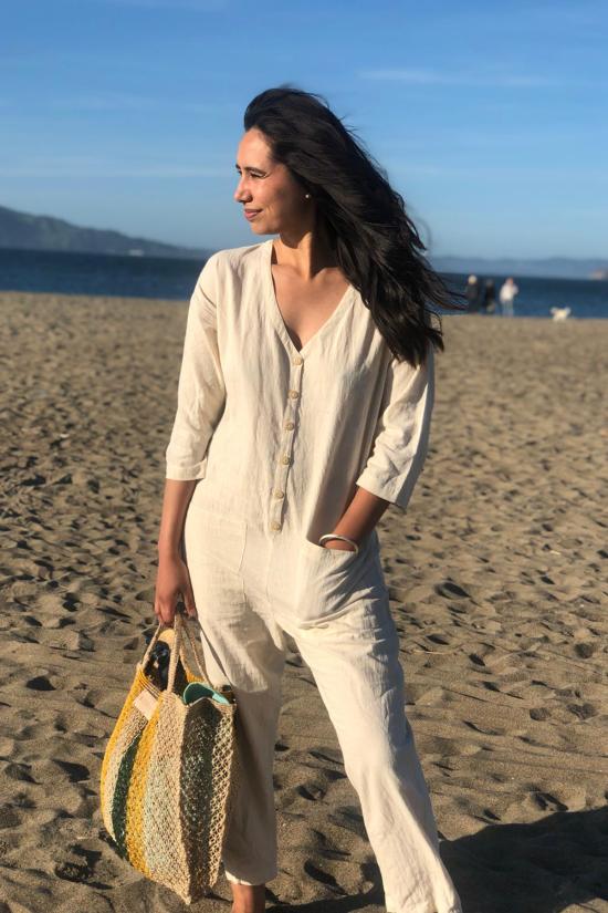  Happy French Gang 점프수트 해피프렌치갱 엑스트라 라이트  화이트