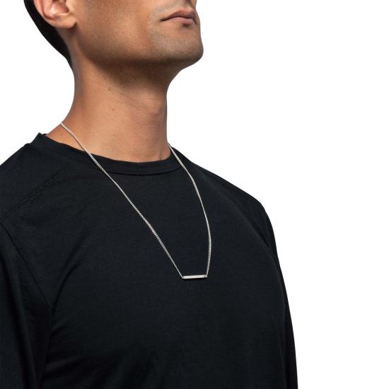  핸섬 네크리스 핸드즘 도쿄 목걸이 광택 스털링 실버