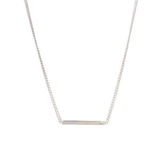  핸섬 네크리스 핸드즘 도쿄 목걸이 광택 스털링 실버 - HNDSM