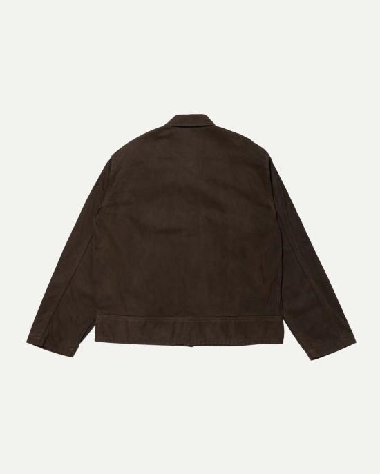  타이가 타카하시 자켓 타이거 타카하시 Lot.324 USMD 회복용 재킷, 진흙 염색 갈색 - TAIGA TAKAHASHI
