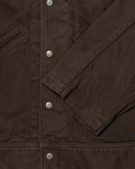  타이가 타카하시 자켓 타이거 타카하시 Lot.324 USMD 회복용 재킷, 진흙 염색 갈색 - TAIGA TAKAHASHI