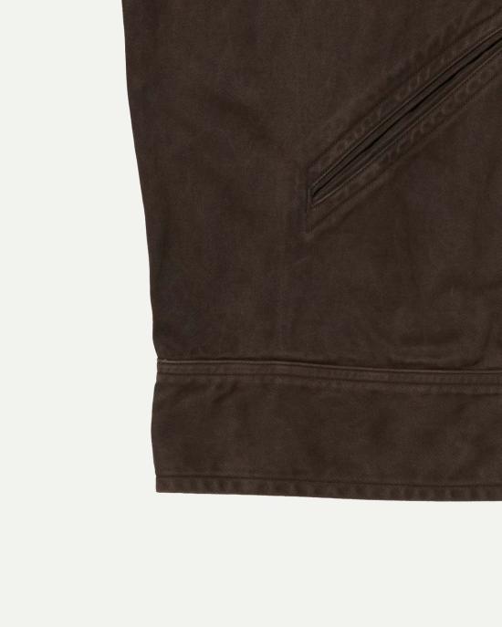  타이가 타카하시 자켓 타이거 타카하시 Lot.324 USMD 회복용 재킷, 진흙 염색 갈색 - TAIGA TAKAHASHI