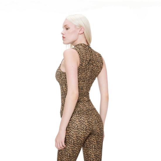  MIAOU 민소매 티셔츠 미아우 캠  레오파드 - OTHER BRANDS