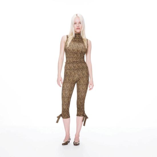  MIAOU 민소매 티셔츠 미아우 캠  레오파드