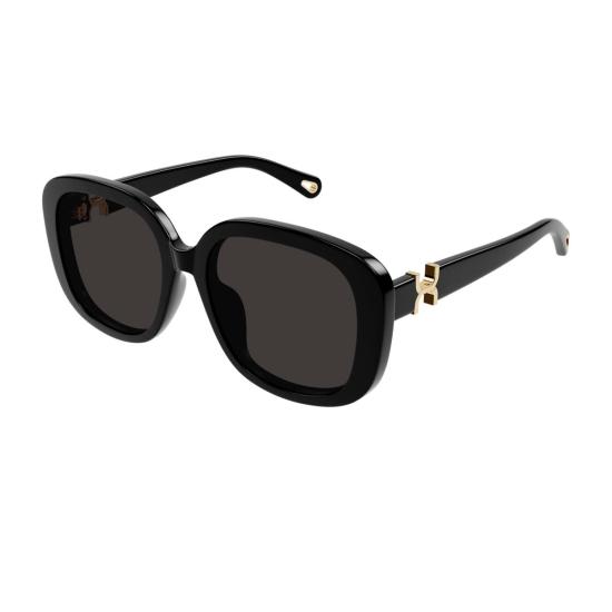  끌로에 안경 Chloé Marcie Linea Ch0303 Sk 선글라스 검은색 그레이 - CHLOE