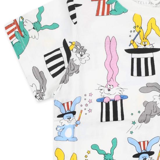  [키즈] 스텔라 맥카트니 탑 스텔라 매카트니 아동용 티셔츠 (흰색) - STELLA MCCARTNEY