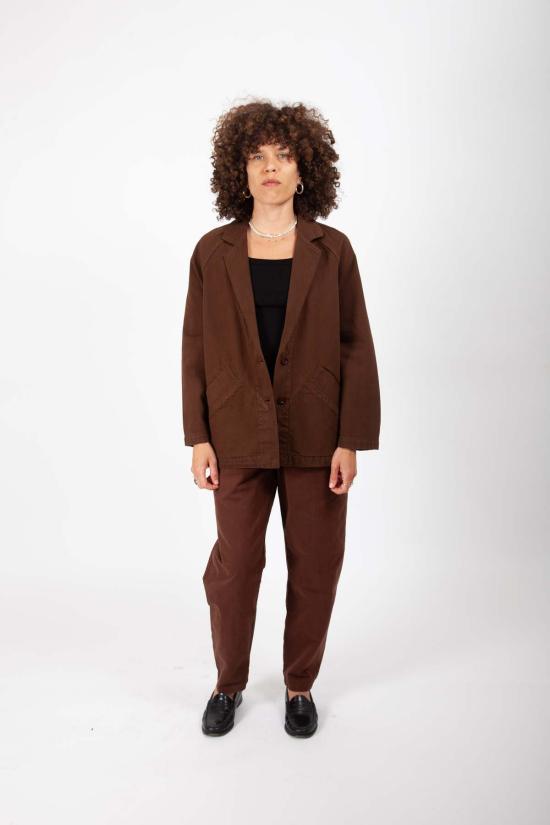  그래블 앤 골드 수트 자켓 그래블 & 골드 코스타 블레이저 월넛 - GRAVEL & GOLD