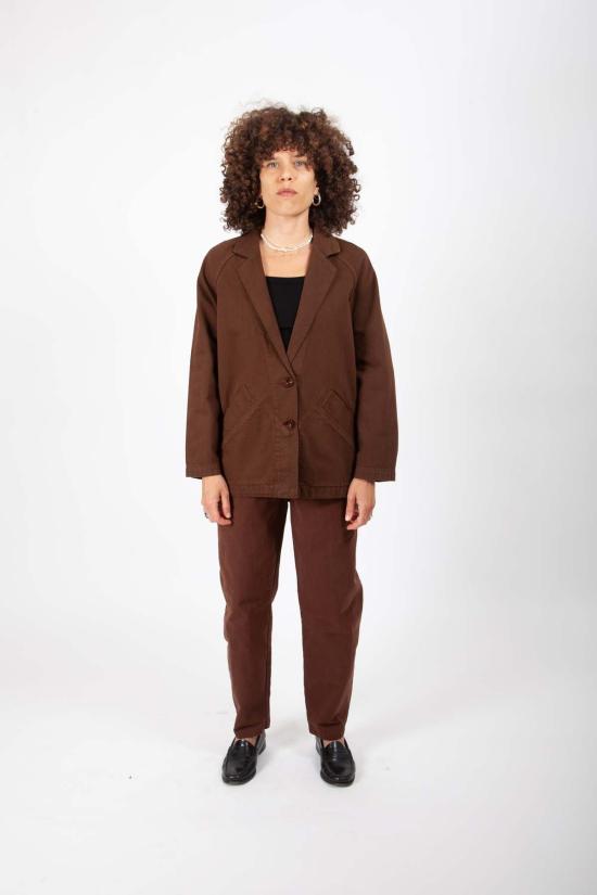  그래블 앤 골드 수트 자켓 그래블 & 골드 코스타 블레이저 월넛