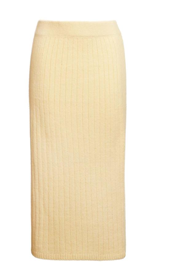  일레븐 식스 미디 스커트 피아 튜브 스커트 - ELEVEN SIX