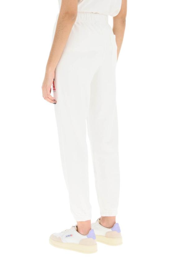  오트리 스트레이트 팬츠 코튼 조거 팬츠 화이트 - AUTRY