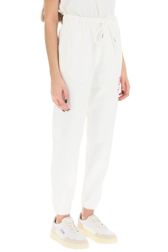  오트리 스트레이트 팬츠 코튼 조거 팬츠 화이트 - AUTRY