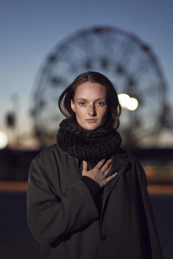  Mischa Lampert 머플러/스카프 미샤 램퍼트 다크 카모 스누드 스몰