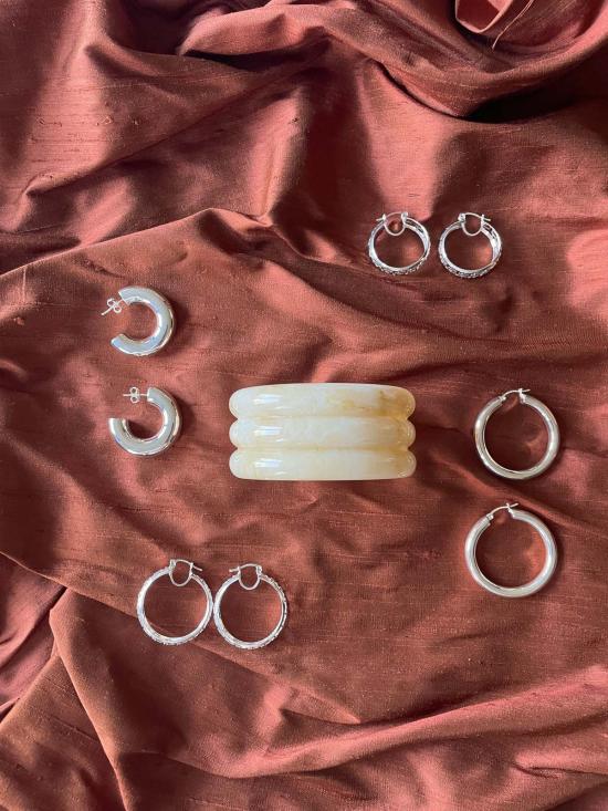  달레이 이어링 달라 고르도 후프스 - DALRAE