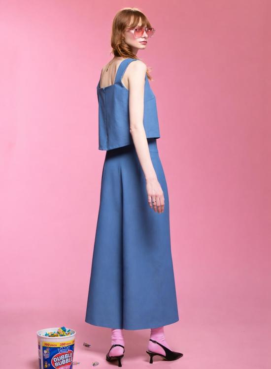  메그 블라우스 스퀘어 탑 - MEG