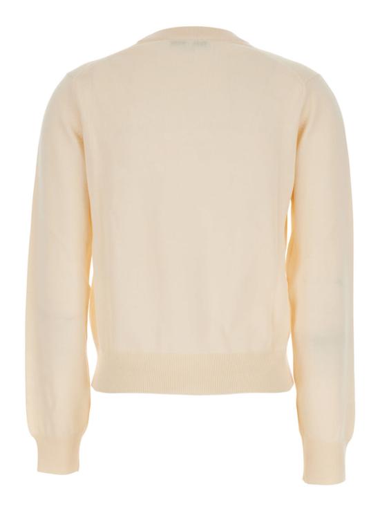  메종키츠네 스웨터 메종 키츠네 베이비 폭스 로고 패치  파우더 - MAISON KITSUNE