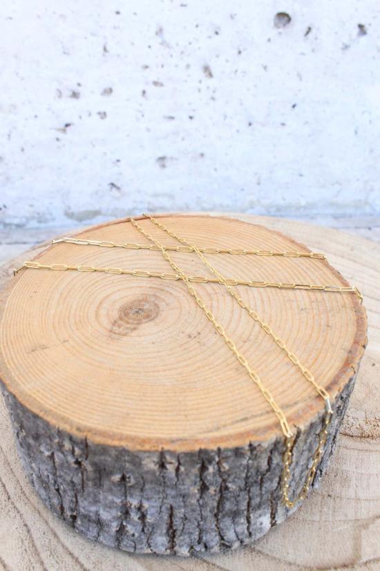  Amazon 목걸이/팬던트 아마존 2mm 페이퍼클립 체인 14k 골드 필드/스털링 실버 - OTHER BRANDS